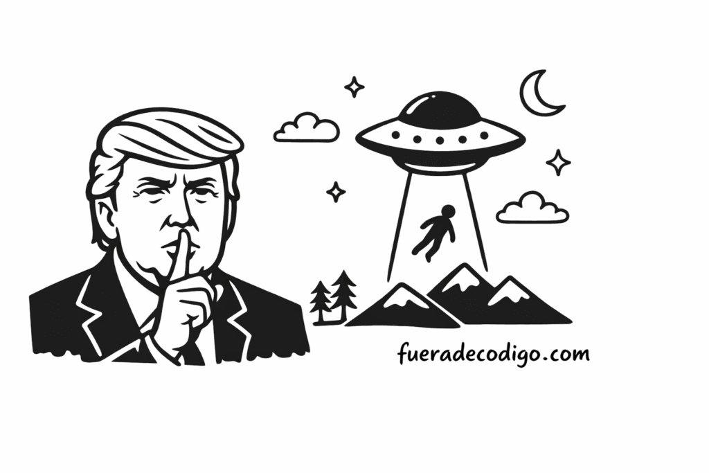 El silencio de Trump sobre los extraterrestres 