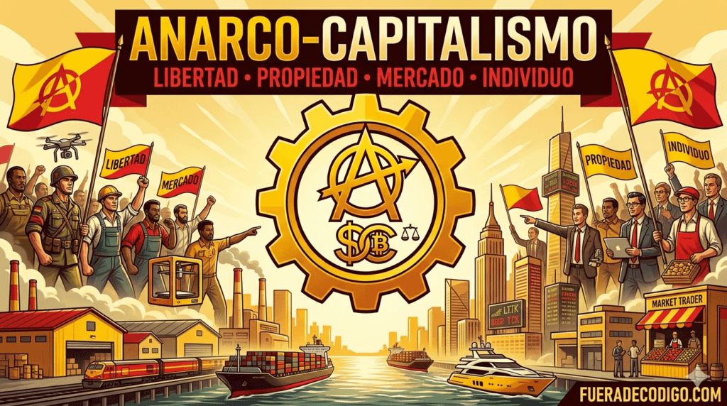 Imagen que representa el anarco-capitalismo