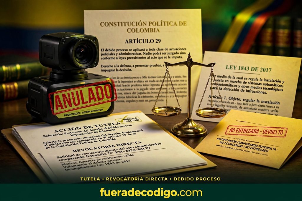 El seguimiento oportuno al trámite administrativo y la posterior solicitud de revocatoria directa o de la acción de tutela aseguran la protección de los derechos de los conductores frente a los abusos del sistema de fotodetección.